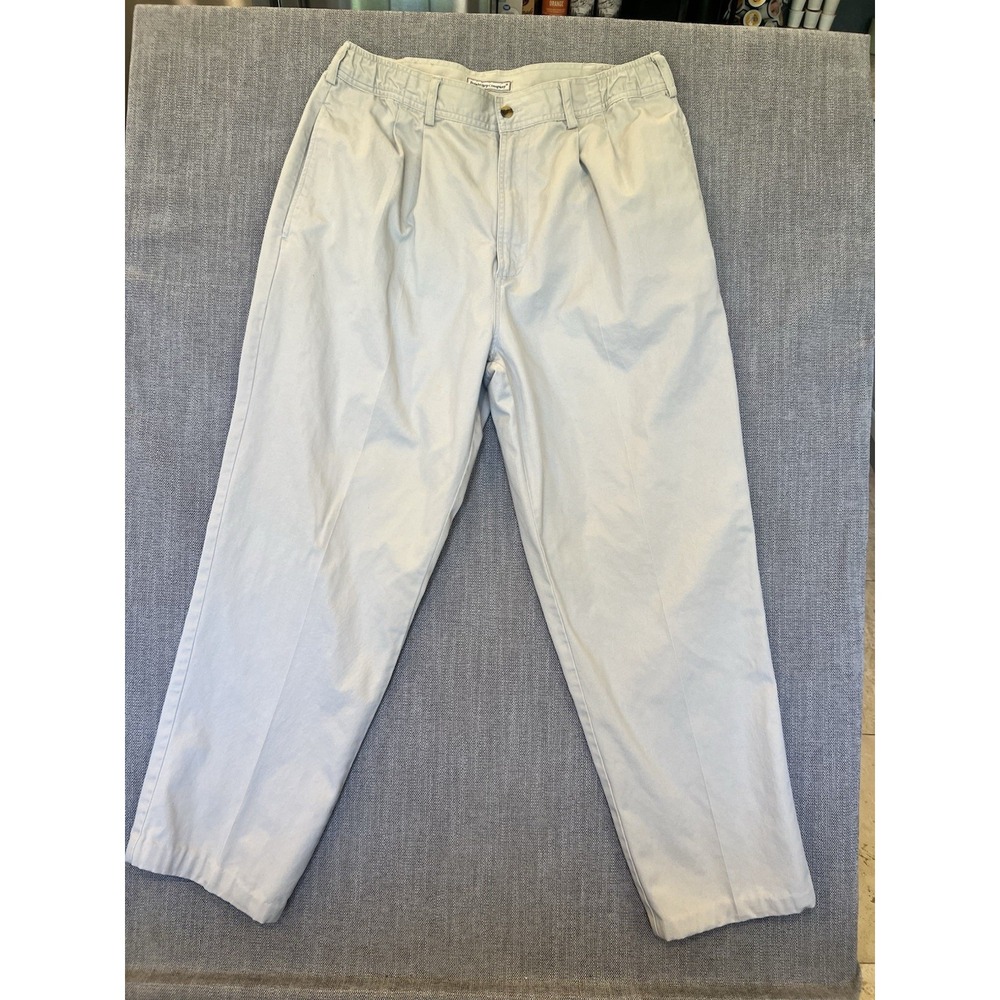 Bugle Boy Chino Pants Mens 36x30 Beige Casual Khakis